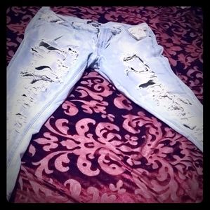 Ashley stuwart torn jeans